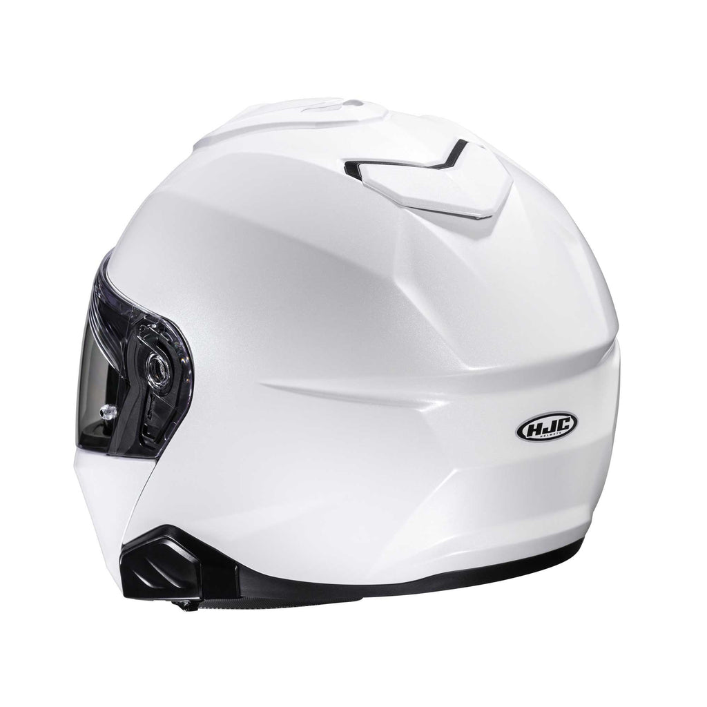 HJC Motorcycle Flip Up Helmet - I91 Plain (Gloss White)