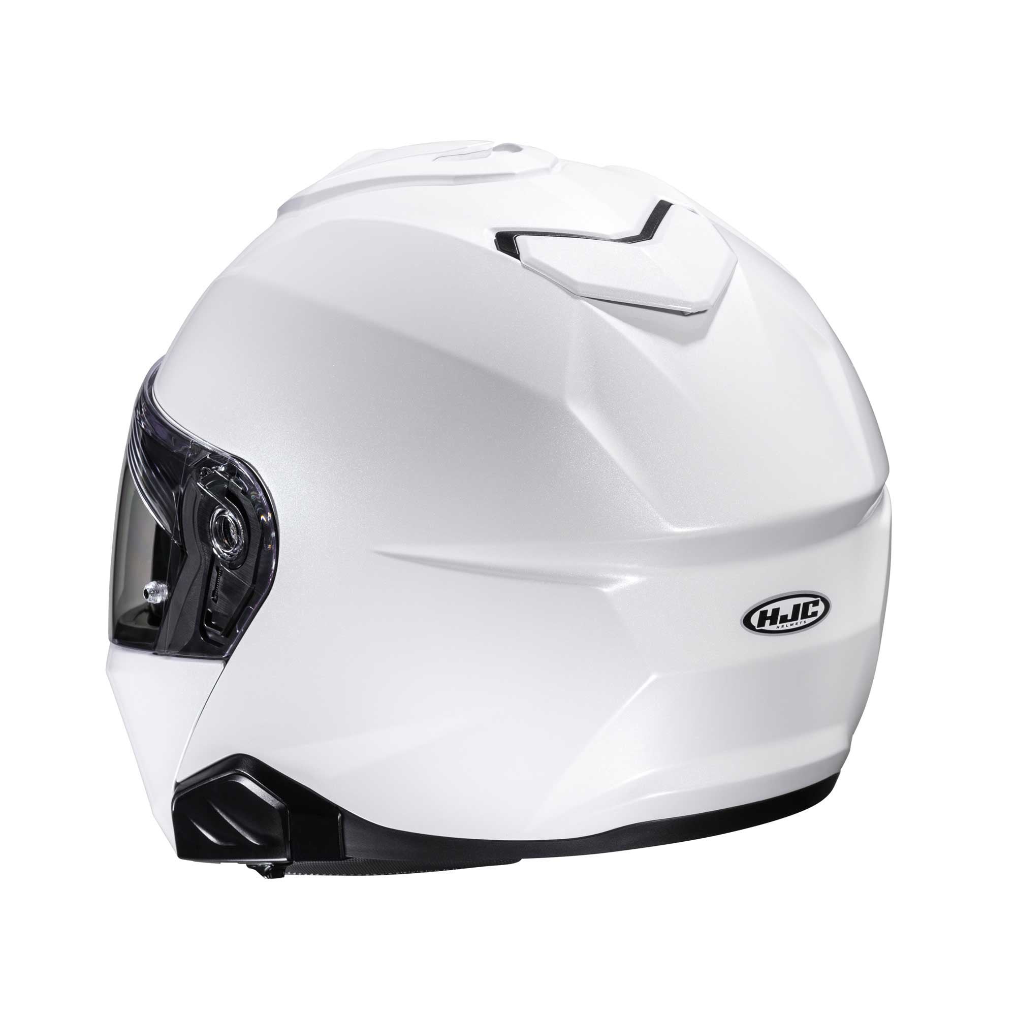 HJC Motorcycle Flip Up Helmet - I91 Plain (Gloss White)