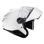 HJC Motorcycle Flip Up Helmet - I91 Plain (Gloss White)