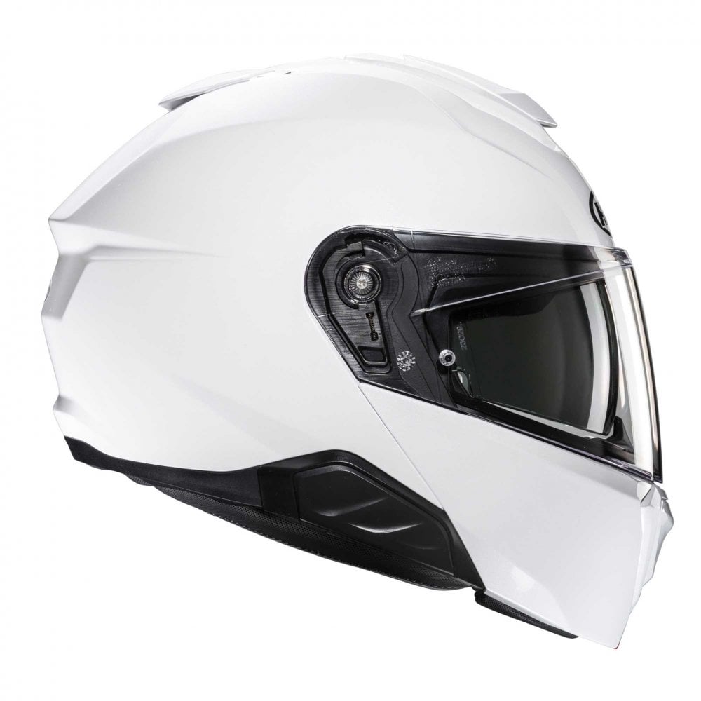 HJC Motorcycle Flip Up Helmet - I91 Plain (Gloss White)
