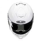 HJC Motorcycle Flip Up Helmet - I91 Plain (Gloss White)
