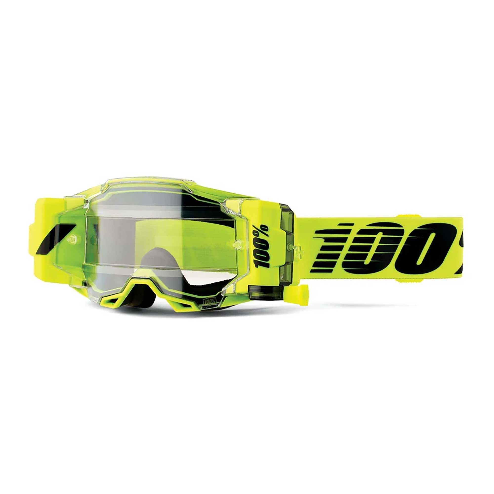 100% MX | MTB Goggles - Armega FORECAST Roll-Off System (NUCLEAR CITRUS)