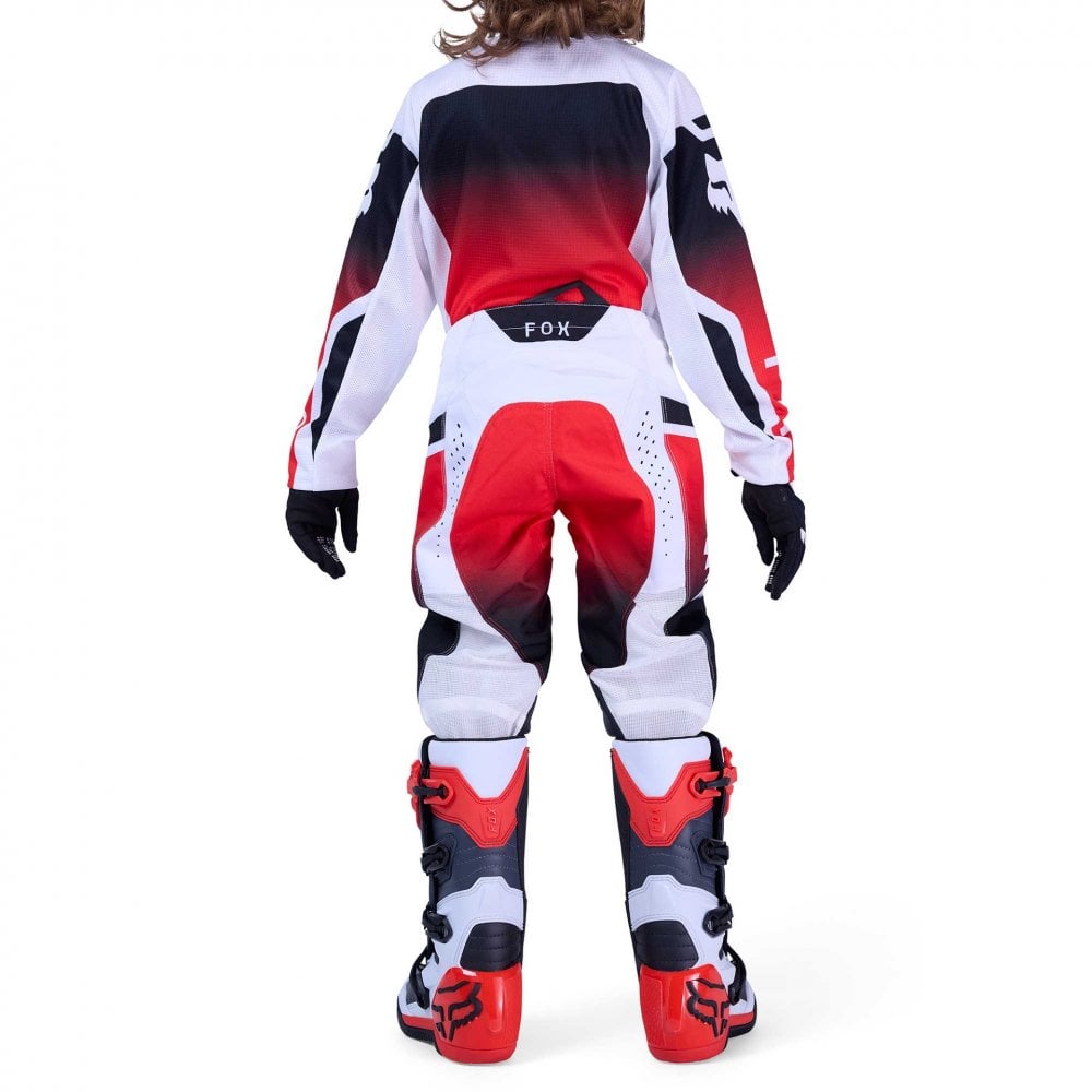 FOX Racing Youth MX Pant - 180 SHIELD (Fluo Red/White/Black)