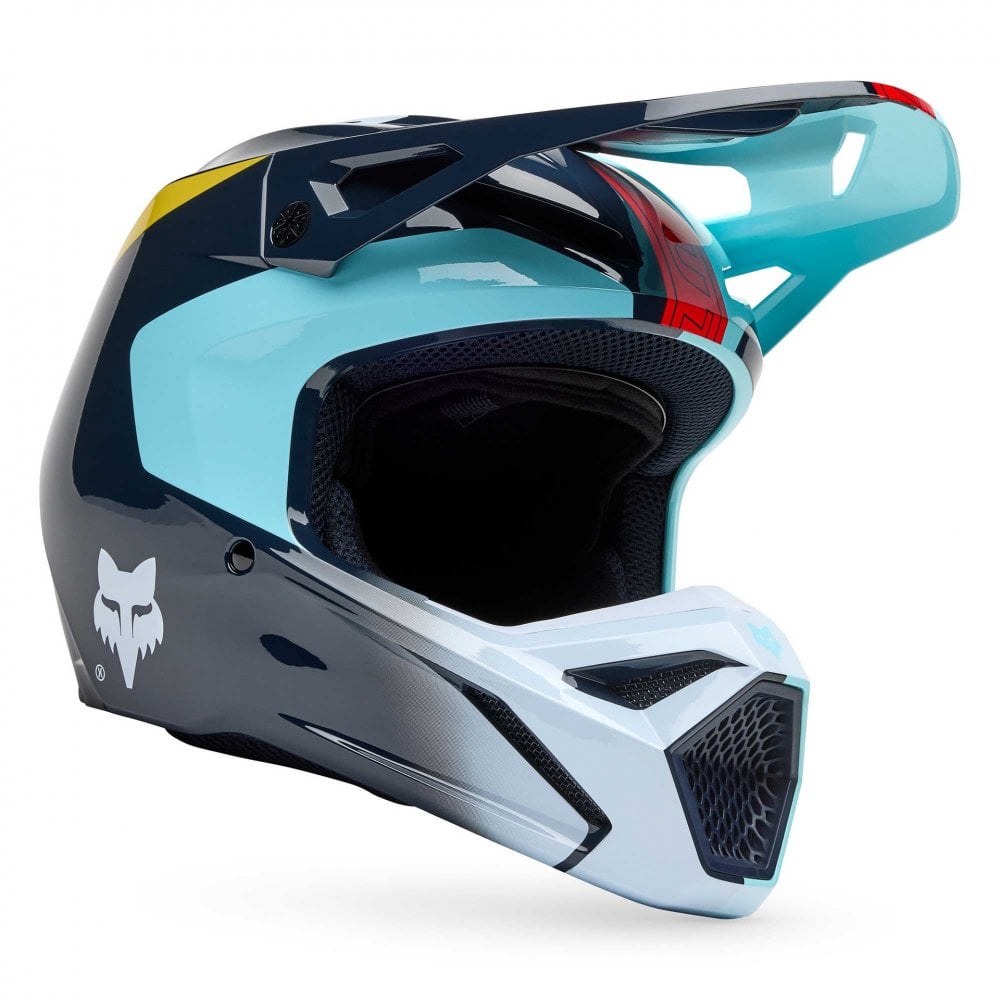 FOX (MX26) Youth Helmet - V1 ELEVATED (Light Blue)