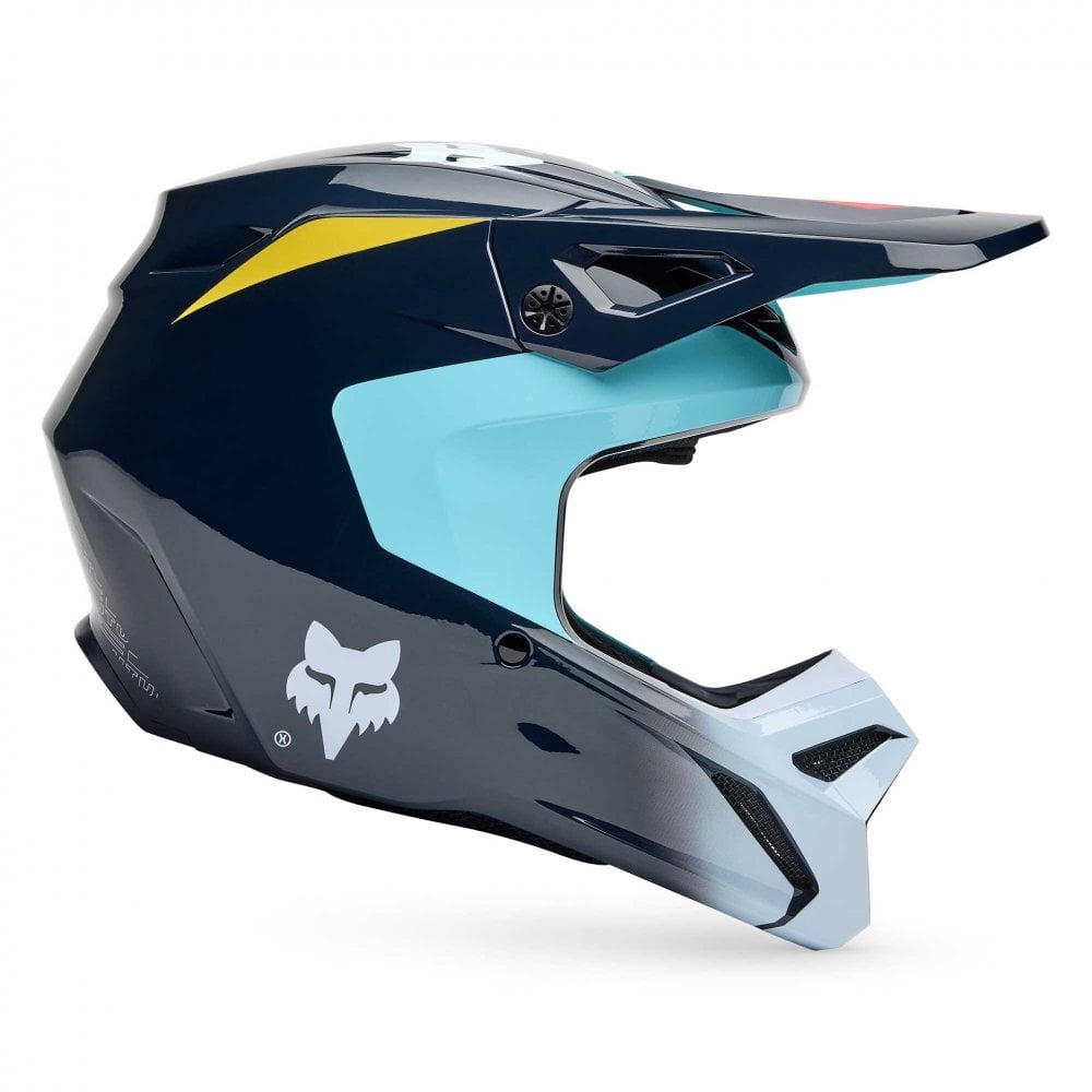 FOX (MX26) Youth Helmet - V1 ELEVATED (Light Blue)