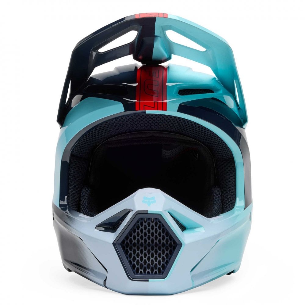 FOX (MX26) Youth Helmet - V1 ELEVATED (Light Blue)