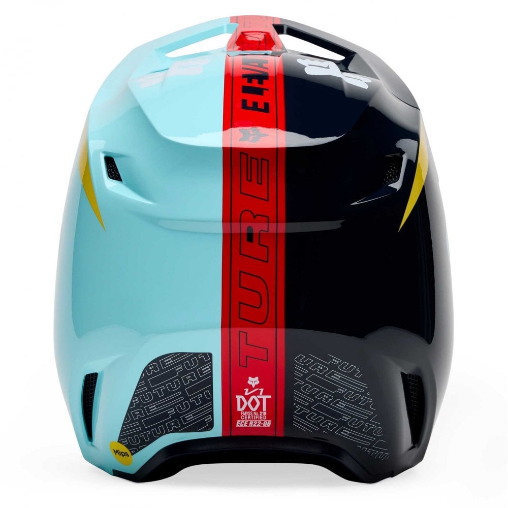 FOX (MX26) Youth Helmet - V1 ELEVATED (Light Blue)