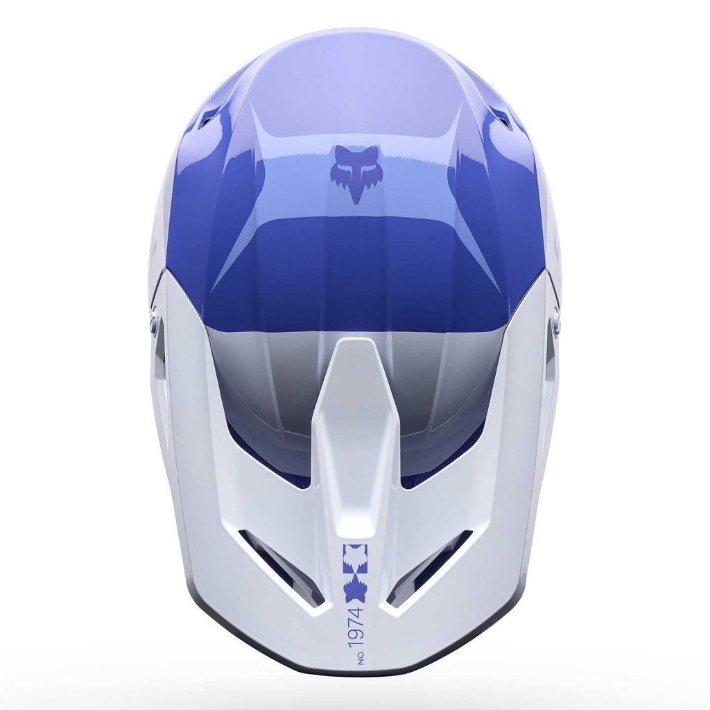FOX Racing MX | Enduro Helmet - V1 NOBLE (Purple/Dove White)