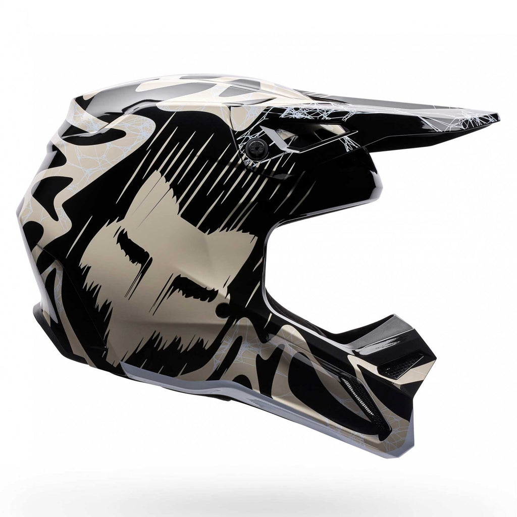 FOX Racing MX | Enduro Helmet - V1 DIFFUSE SE (Black/Grey)