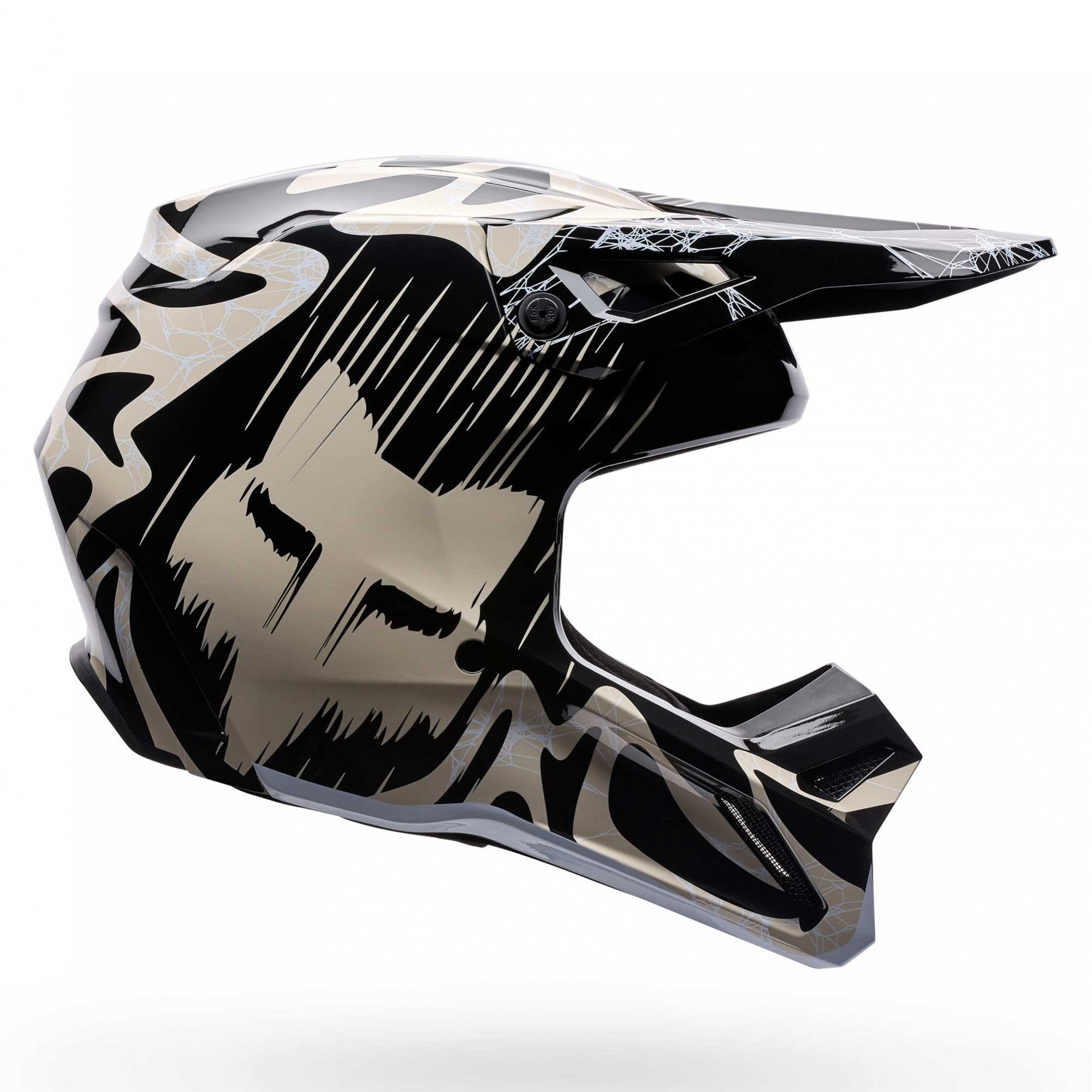 FOX Racing MX | Enduro Helmet - V1 DIFFUSE SE (Black/Grey)