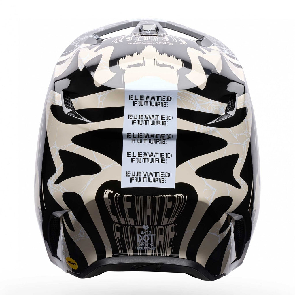 FOX Racing MX | Enduro Helmet - V1 DIFFUSE SE (Black/Grey)