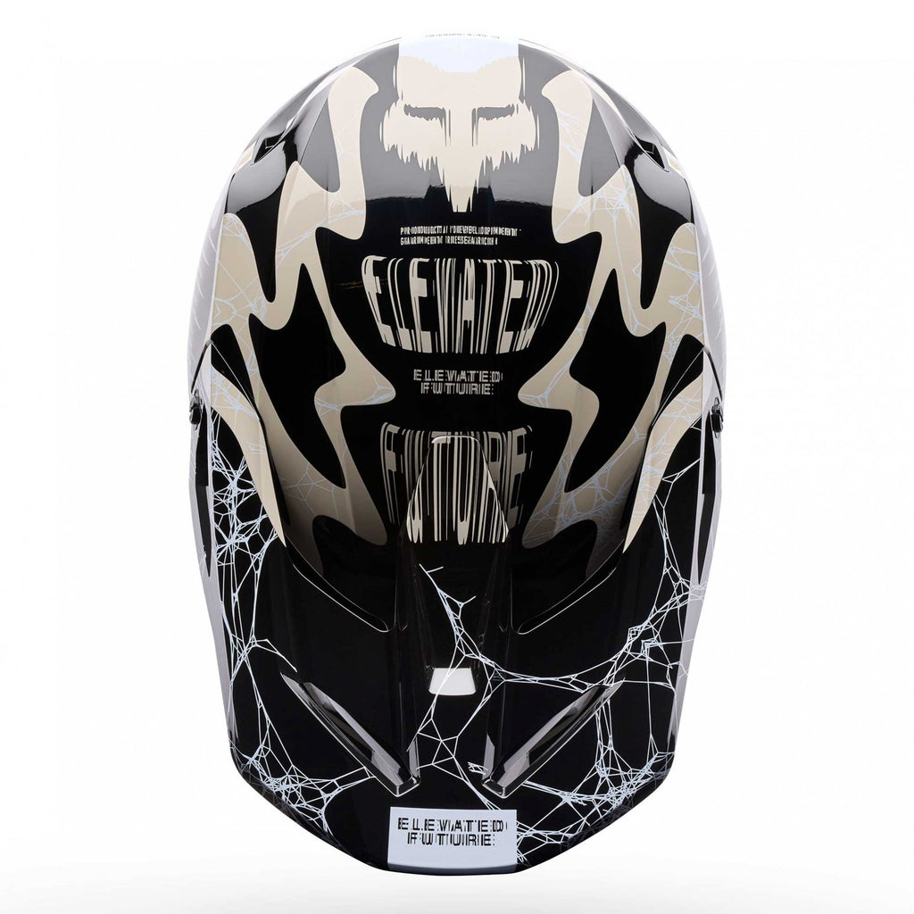 FOX Racing MX | Enduro Helmet - V1 DIFFUSE SE (Black/Grey)