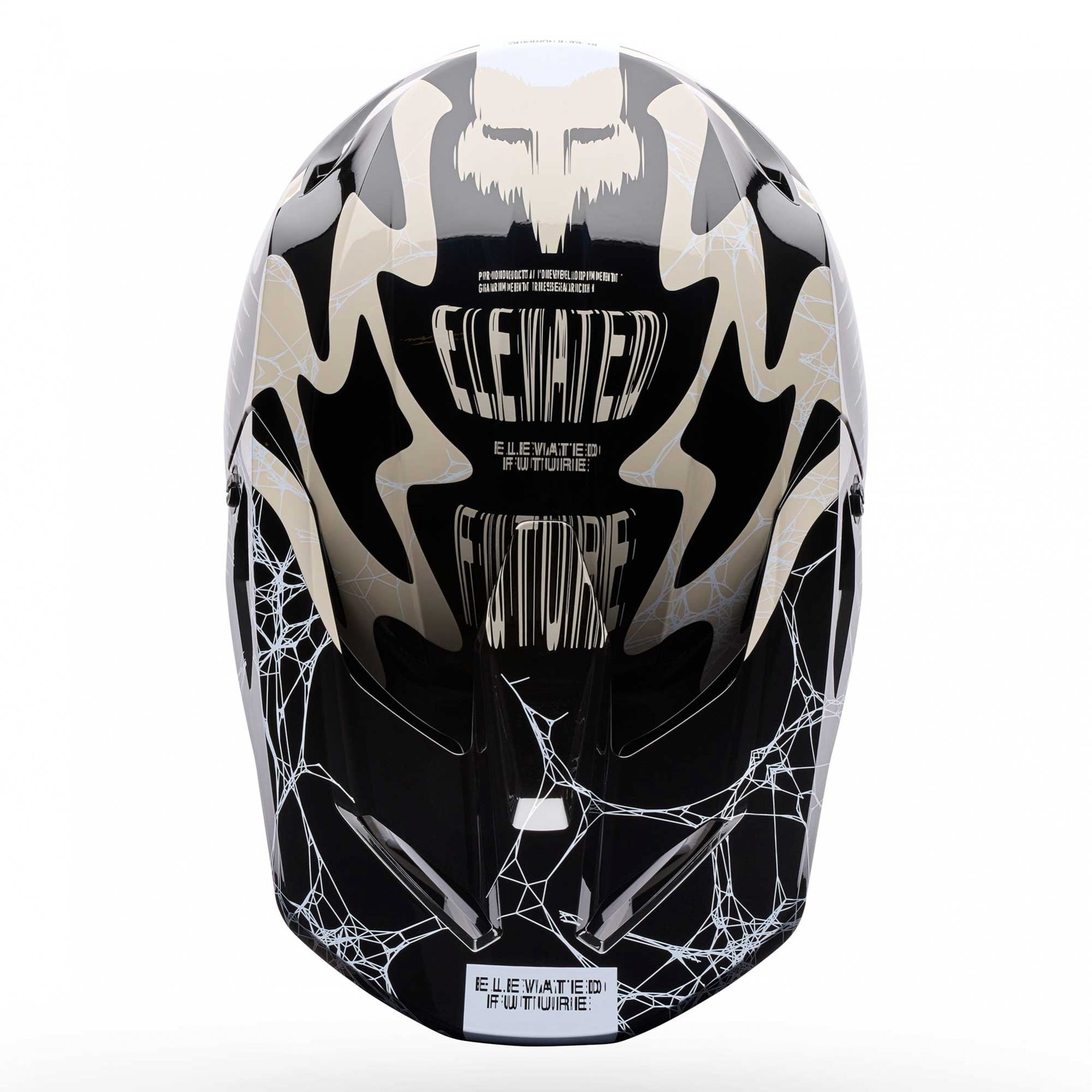 FOX Racing MX | Enduro Helmet - V1 DIFFUSE SE (Black/Grey)