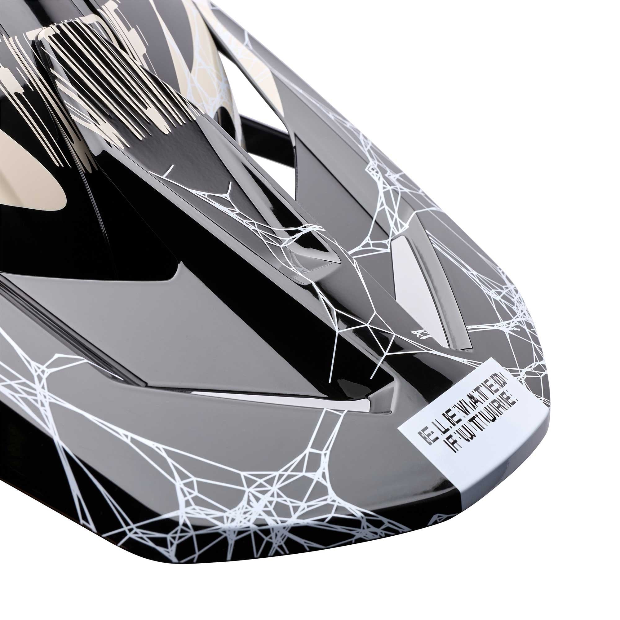 FOX Racing MX | Enduro Helmet - V1 DIFFUSE SE (Black/Grey)