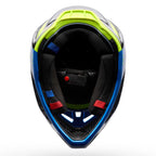 FOX Racing V3 RS Carbon TACTILE MX | Enduro Helmet (Carbon/Blue/Yellow)