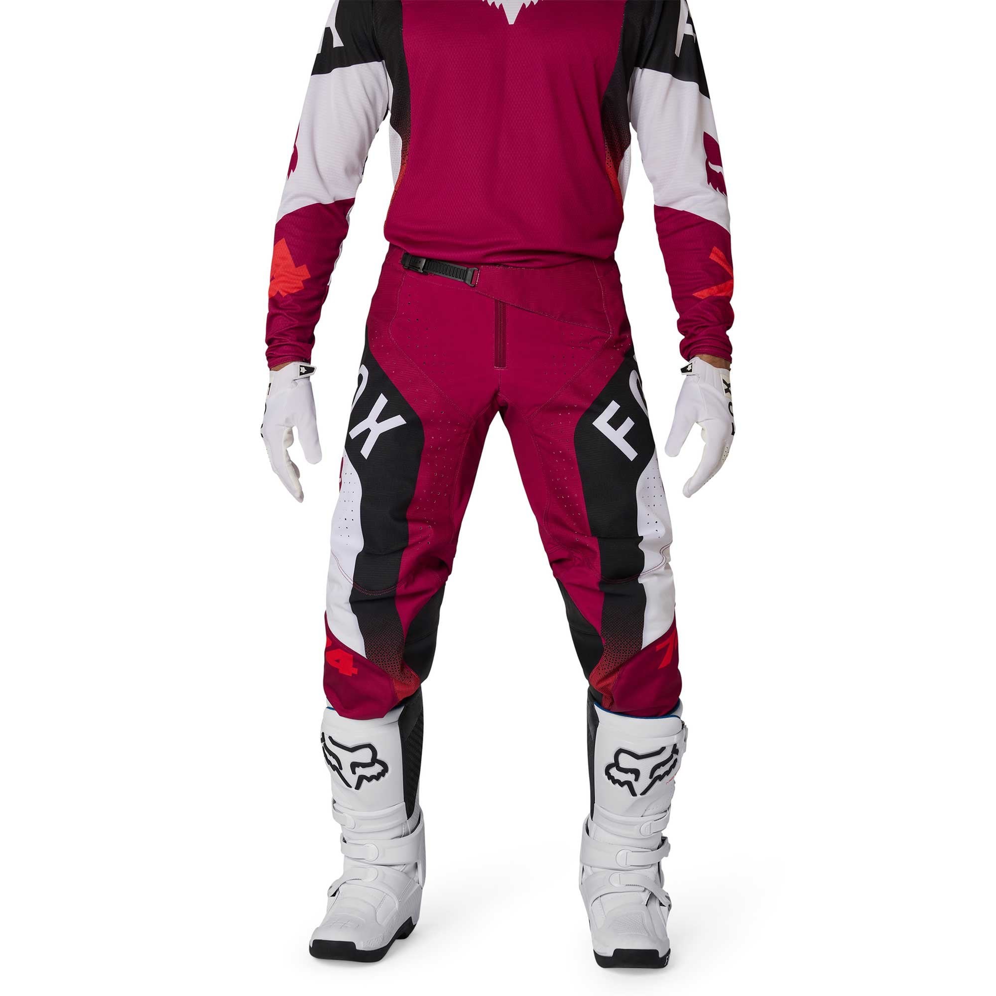 FOX Racing MX Jersey & Pant Kit Deal - 360 TINE (Cranberry/Black/White)