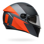 Bell Lithium SHEAR Motorcycle Helmet (Matt Black/Grey/Orange)