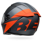 Bell Lithium SHEAR Motorcycle Helmet (Matt Black/Grey/Orange)