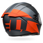 Bell Lithium SHEAR Motorcycle Helmet (Matt Black/Grey/Orange)