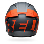 Bell Lithium SHEAR Motorcycle Helmet (Matt Black/Grey/Orange)