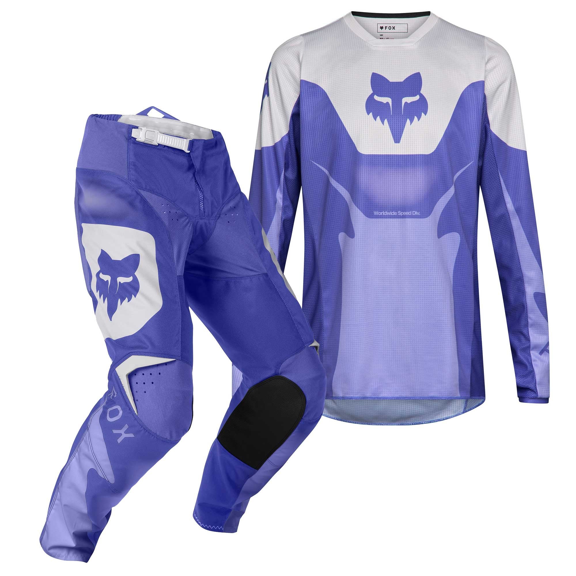 FOX Racing MX Jersey & Pant Kit Deal - 180 NOBLE (Purple/White)