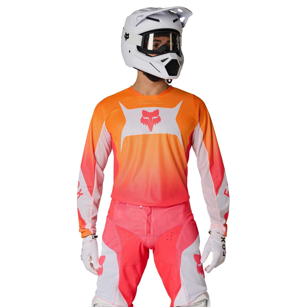 FOX Racing MX Jersey & Pant Kit Deal - 180 Air TAPER (Neon Pink/Orange/White)