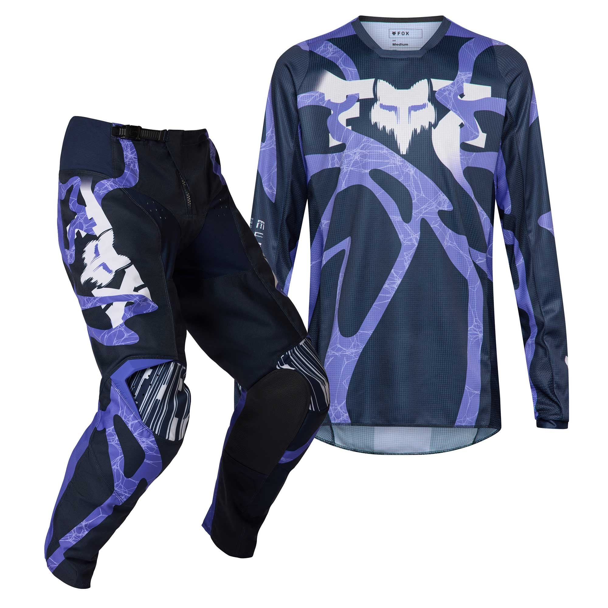 FOX Racing MX Jersey & Pant Kit Deal - 180 DIFFUSE SE (Blueberry)