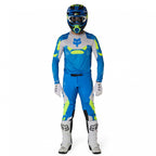FOX Racing MX Jersey & Pant Kit Deal - FLEXAIR TACTILE (Blue/Grey/Yellow)