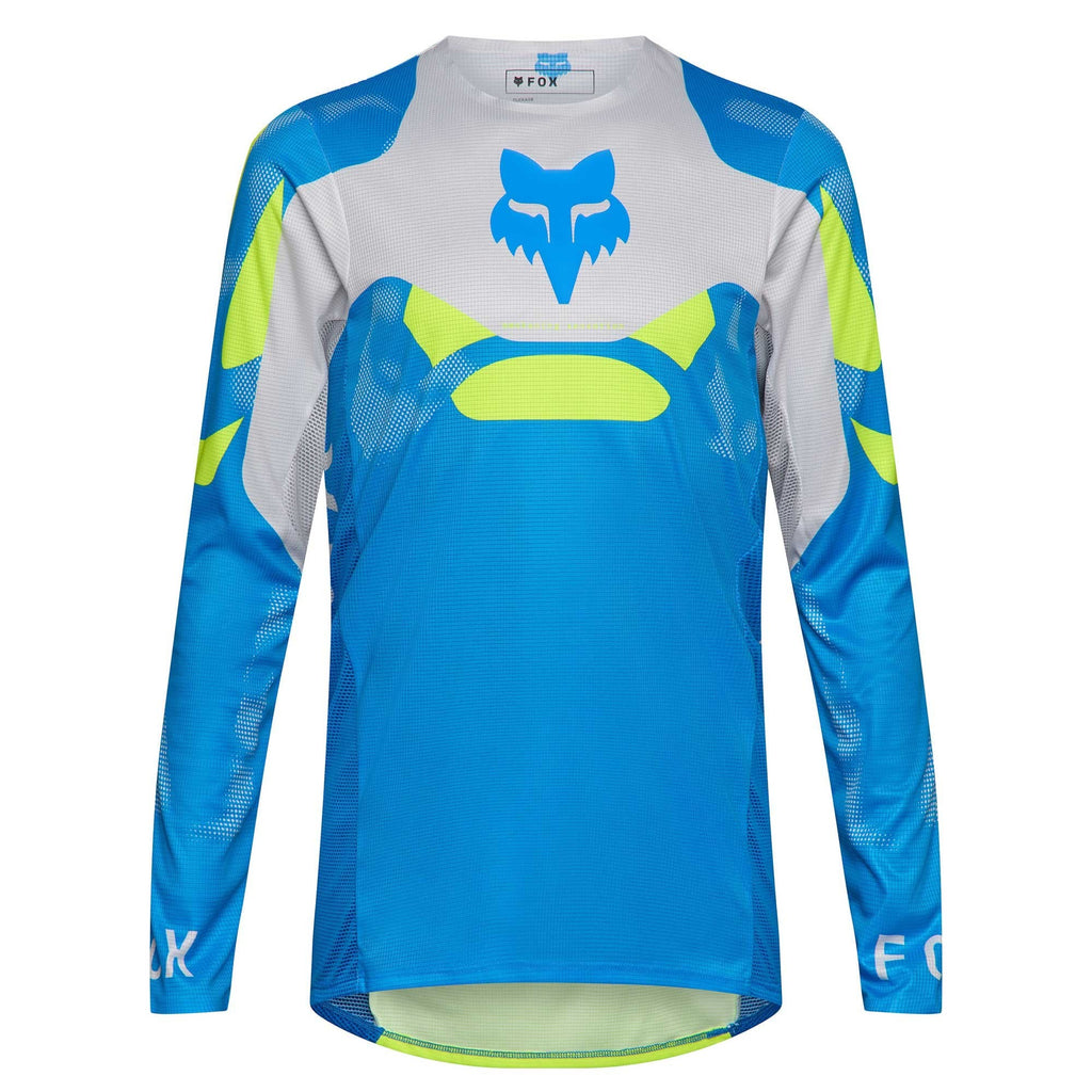 FOX Racing MX Jersey & Pant Kit Deal - FLEXAIR TACTILE (Blue/Grey/Yellow)