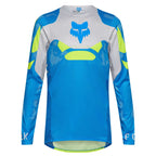 FOX Racing MX Jersey & Pant Kit Deal - FLEXAIR TACTILE (Blue/Grey/Yellow)