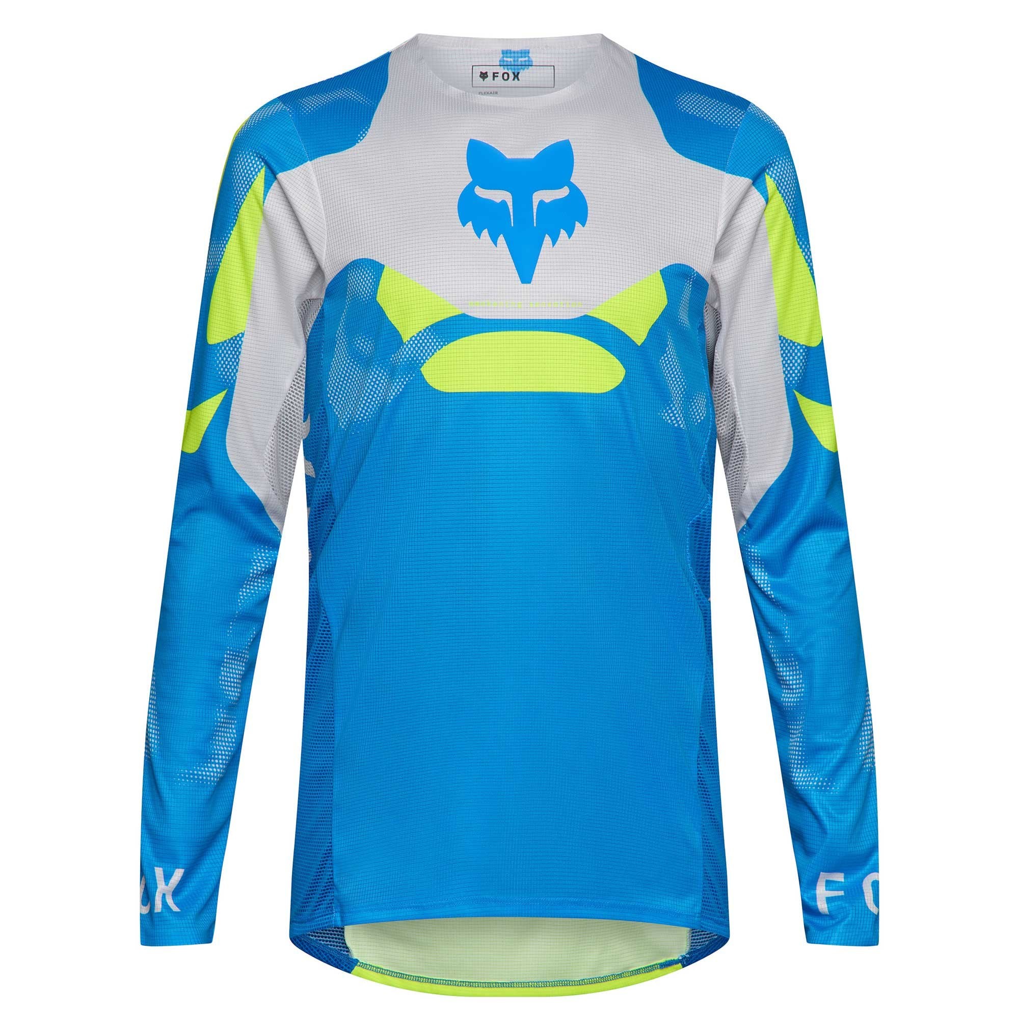 FOX Racing MX Jersey & Pant Kit Deal - FLEXAIR TACTILE (Blue/Grey/Yellow)