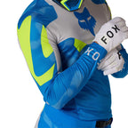 FOX Racing MX Jersey & Pant Kit Deal - FLEXAIR TACTILE (Blue/Grey/Yellow)