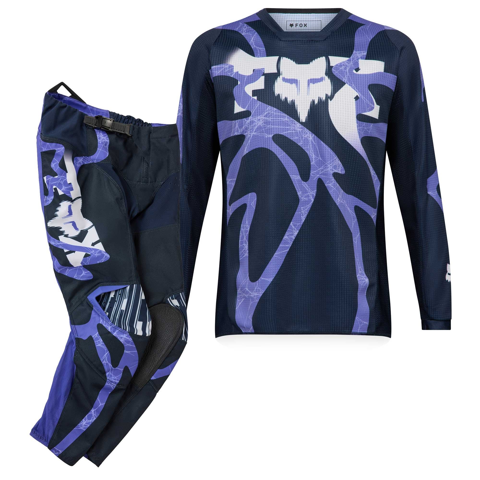 FOX Racing Youth MX Jersey & Pant Kit Deal - 180 DIFFUSE SE (Blueberry)