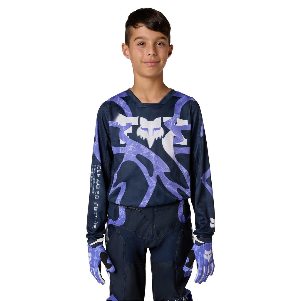 FOX Racing Youth MX Jersey & Pant Kit Deal - 180 DIFFUSE SE (Blueberry)
