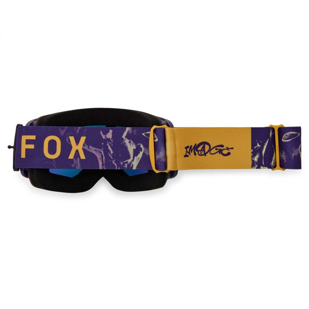 FOX Racing MX | MTB Goggles - MAIN V3 IMAGE Print (Plum/Gold) Mirror Lens