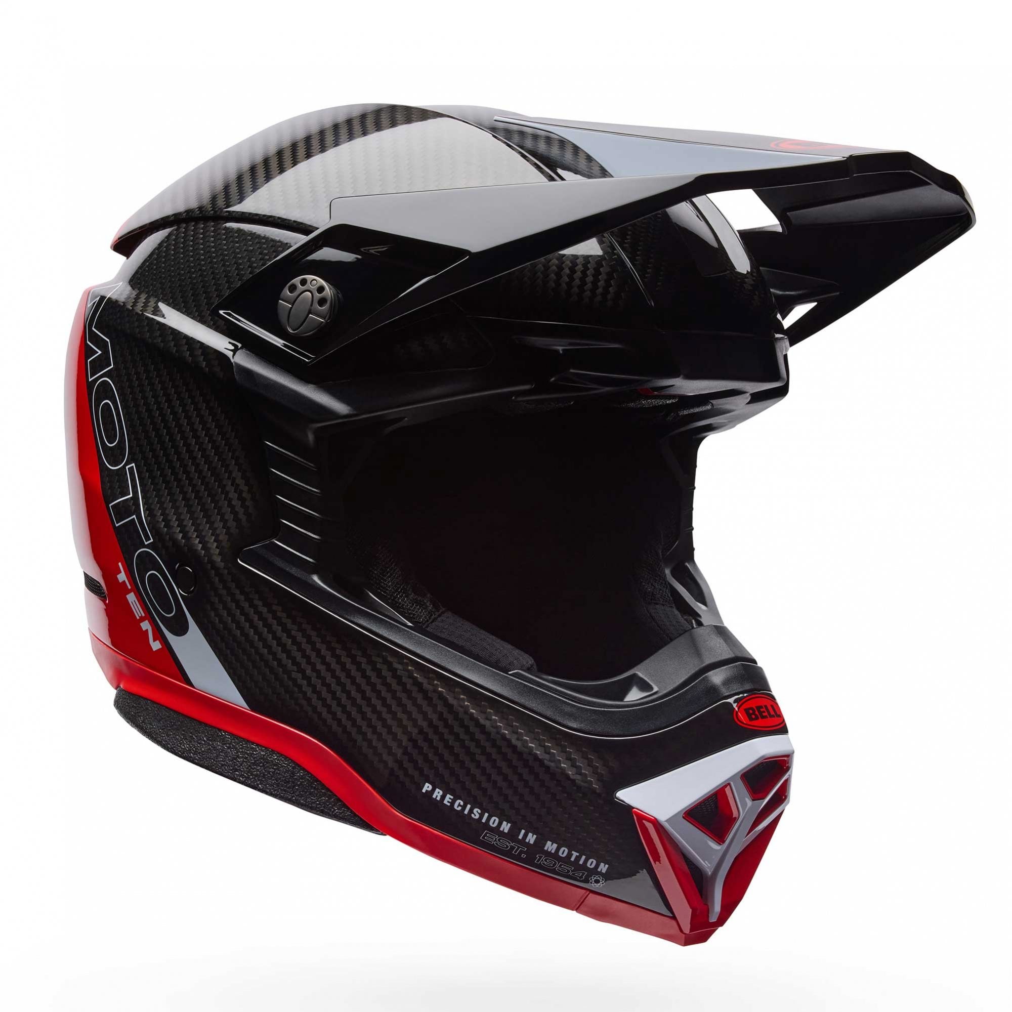 Bell Moto-10 SPHERICAL MX | Enduro Helmet STRIKE (Carbon/Red)