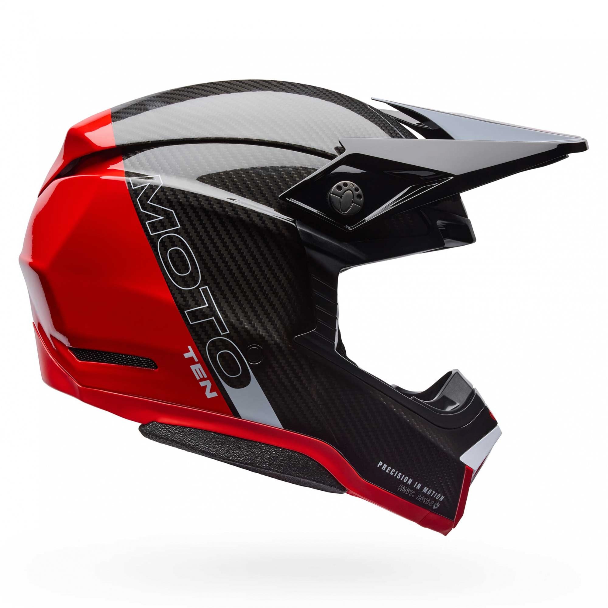Bell Moto-10 SPHERICAL MX | Enduro Helmet STRIKE (Carbon/Red)