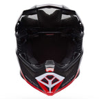 BELL Moto-10 SPHERICAL STRIKE MX | Enduro Helmet (Carbon/Red)