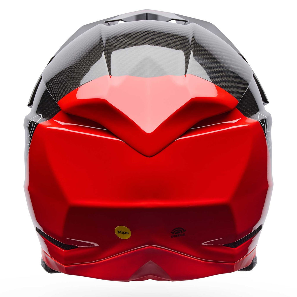 Bell Moto-10 SPHERICAL MX | Enduro Helmet STRIKE (Carbon/Red)