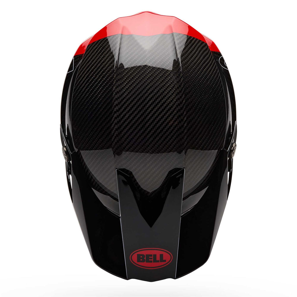 Bell Moto-10 SPHERICAL MX | Enduro Helmet STRIKE (Carbon/Red)