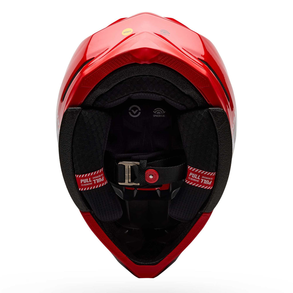 Bell Moto-10 SPHERICAL MX | Enduro Helmet STRIKE (Carbon/Red)