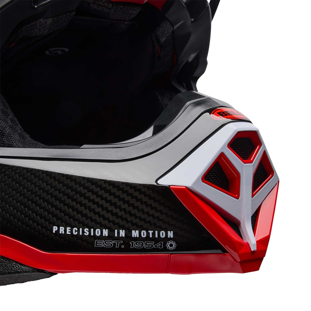 Bell Moto-10 SPHERICAL MX | Enduro Helmet STRIKE (Carbon/Red)