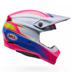 BELL MOTO-10 MIPS FALCON MX | Enduro Helmet (White/Pink)