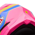 BELL MOTO-10 MIPS FALCON MX | Enduro Helmet (White/Pink)