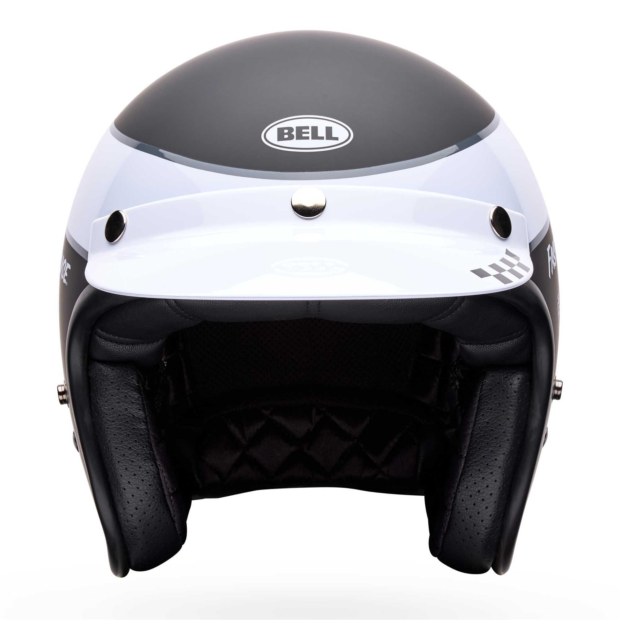 BELL Open Face Helmet - Custom 500 FASTHOUSE Limited Edition (Black/White)