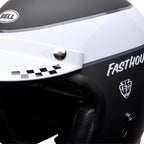 BELL Open Face Helmet - Custom 500 FASTHOUSE Limited Edition (Black/White)