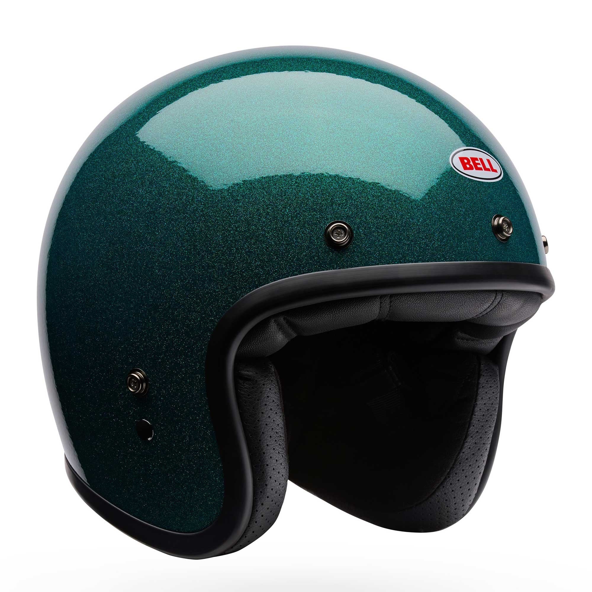 BELL Open Face Helmet - Custom 500 FLAKE (Emarald)