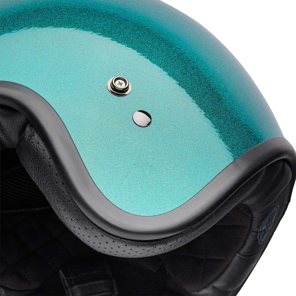 BELL Open Face Helmet - Custom 500 FLAKE (Emarald)