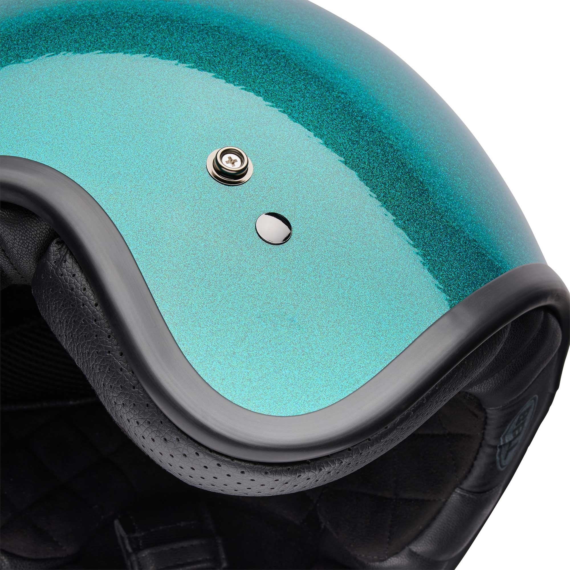BELL Open Face Helmet - Custom 500 FLAKE (Emarald)