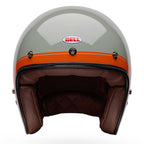 BELL Open Face Helmet - Custom 500 CRATE (Stone/Orange)